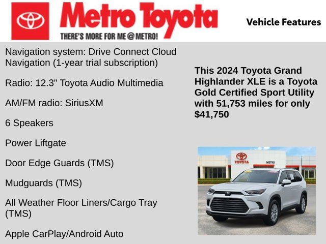 2024 Toyota Grand Highlander XLE