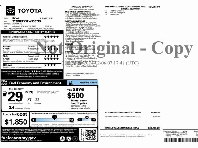 2024 Toyota RAV4 XLE