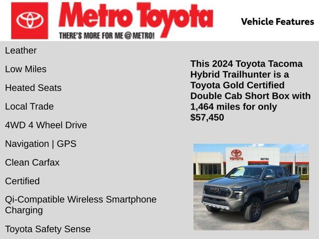 2024 Toyota Tacoma 4WD Trailhunter Hybrid