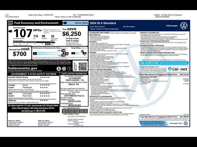 2024 Volkswagen ID.4 Standard