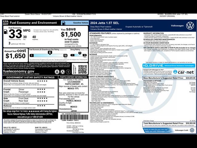 2024 Volkswagen Jetta SEL