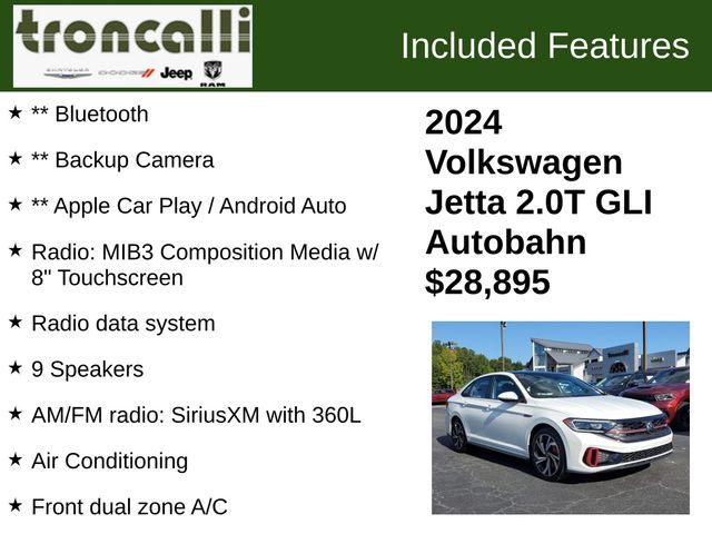 2024 Volkswagen Jetta GLI Autobahn