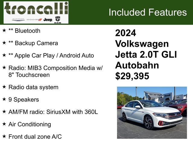 2024 Volkswagen Jetta GLI Autobahn