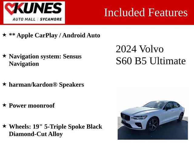 2024 Volvo S60 Ultimate Dark Theme