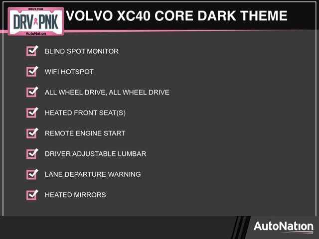 2024 Volvo XC40 Core Dark Theme