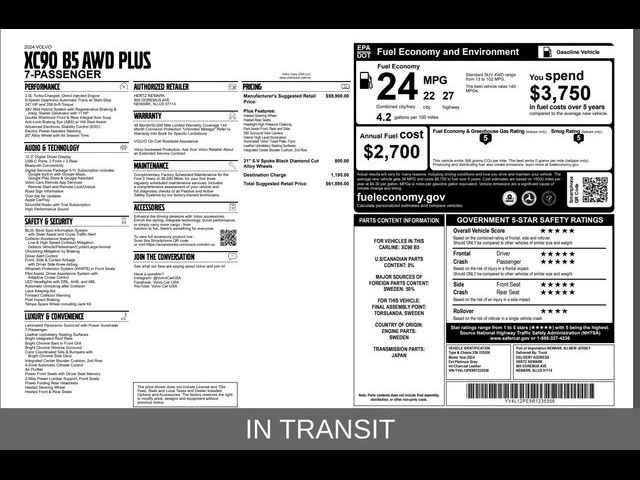 2024 Volvo XC90 Plus Bright Theme