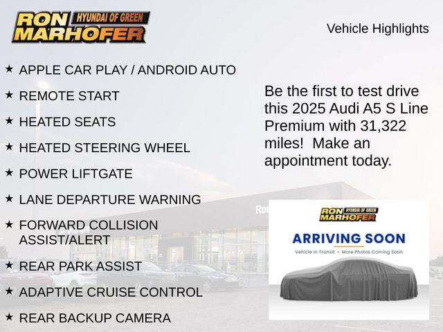 2025 Audi A5 Sportback S Line Premium