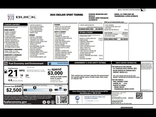 2025 Buick Enclave Sport Touring