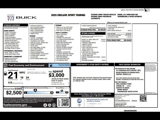 2025 Buick Enclave Sport Touring
