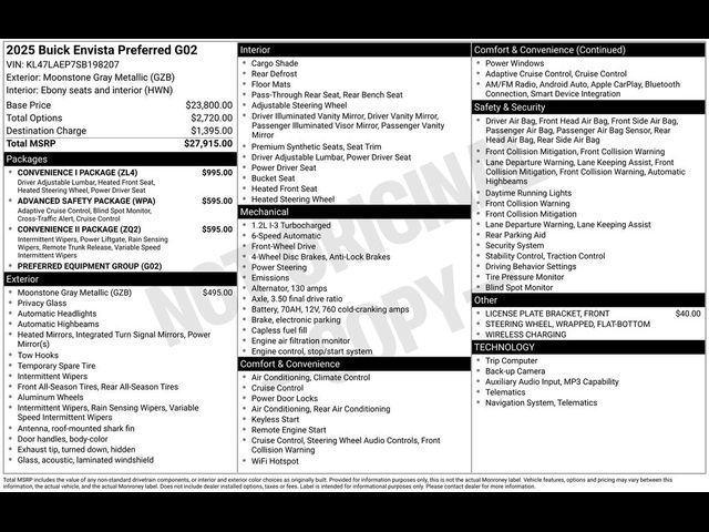 2025 Buick Envista Preferred