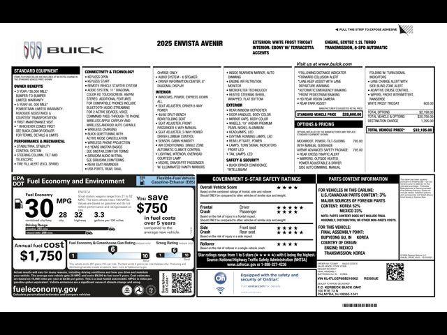 2025 Buick Envista Preferred