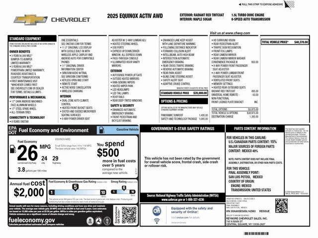 2025 Chevrolet Equinox AWD ACTIV