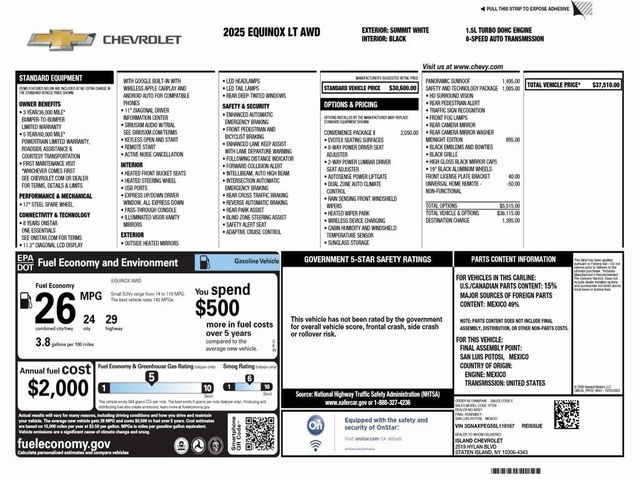 2025 Chevrolet Equinox AWD LT