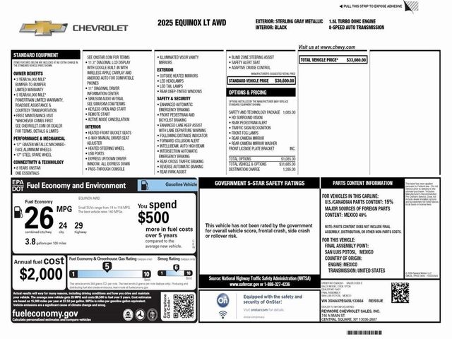 2025 Chevrolet Equinox AWD LT