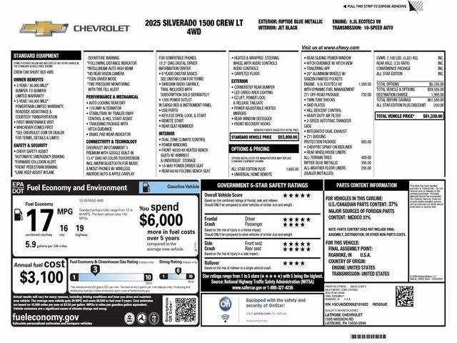 2025 Chevrolet Silverado 1500 LT