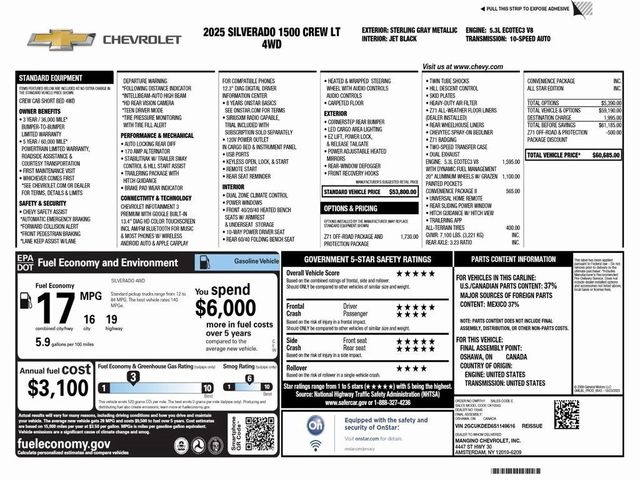 2025 Chevrolet Silverado 1500 LT