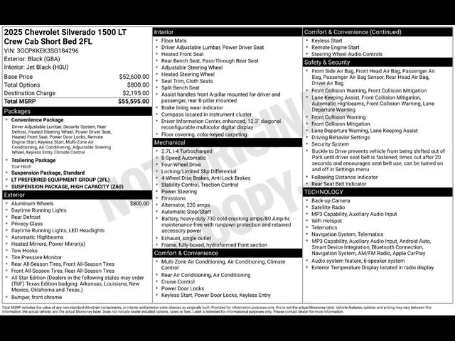 2025 Chevrolet Silverado 1500 LT