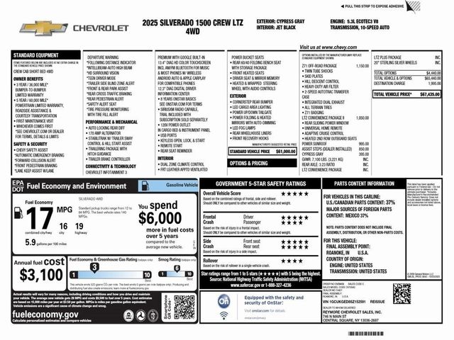 2025 Chevrolet Silverado 1500 LTZ