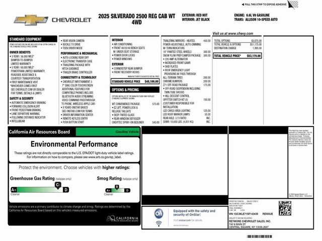 2025 Chevrolet Silverado 2500HD Work Truck