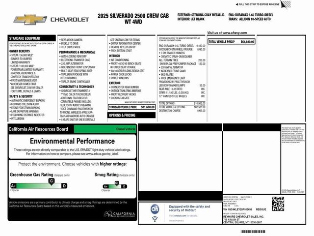 2025 Chevrolet Silverado 2500HD Work Truck