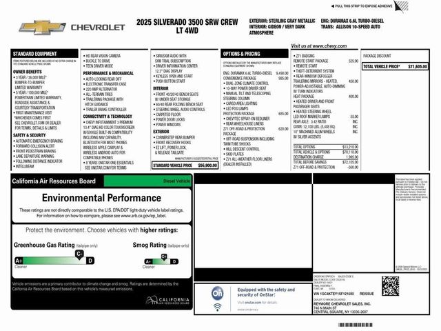 2025 Chevrolet Silverado 3500HD LT