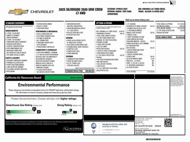 2025 Chevrolet Silverado 3500HD LT