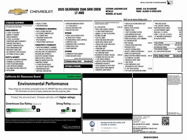 2025 Chevrolet Silverado 3500HD LT