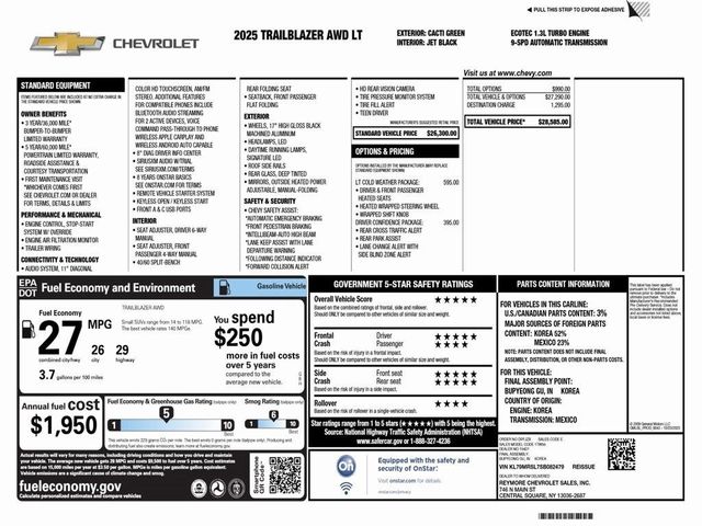 2025 Chevrolet Trailblazer LT