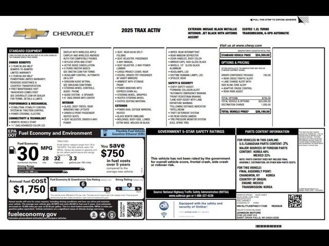 2025 Chevrolet Trax ACTIV