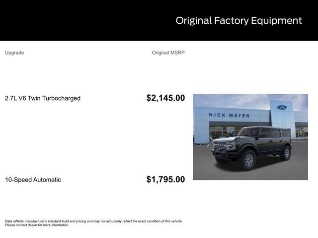 2025 Ford Bronco Badlands