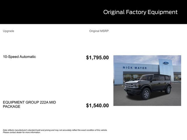 2025 Ford Bronco Big Bend