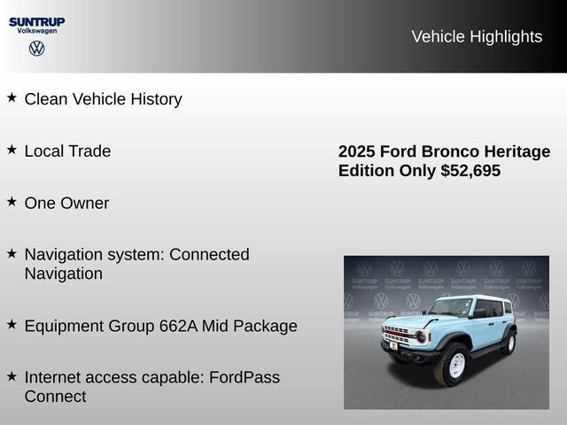 2025 Ford Bronco Heritage Edition