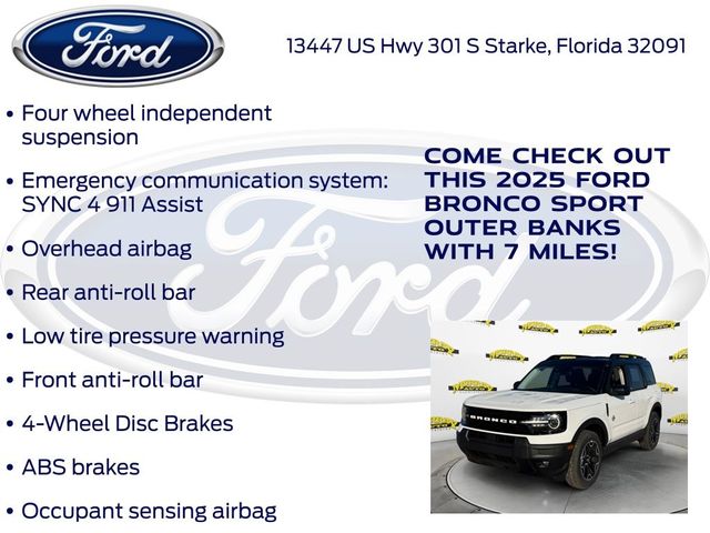 2025 Ford Bronco Sport Outer Banks