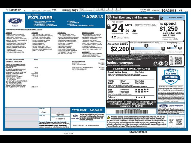 2025 Ford Explorer Active