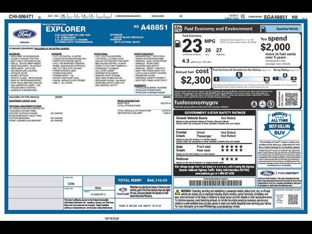 2025 Ford Explorer ST