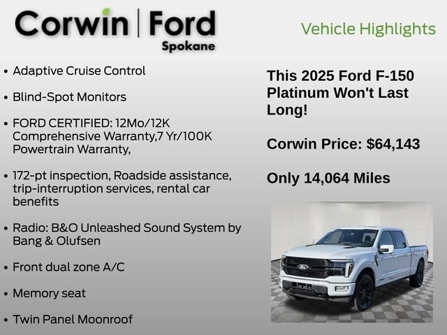 2025 Ford F-150 Platinum