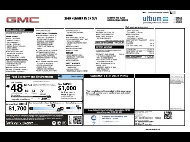 2025 GMC HUMMER EV SUV 3X