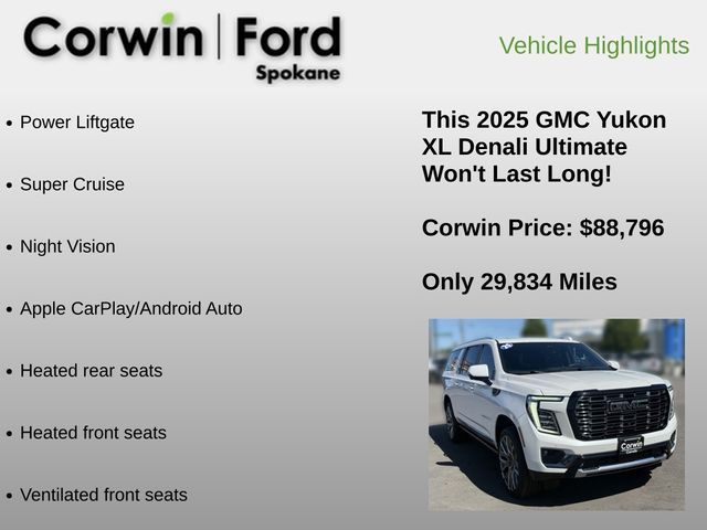 2025 GMC Yukon XL Denali Ultimate