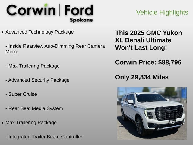 2025 GMC Yukon XL Denali Ultimate