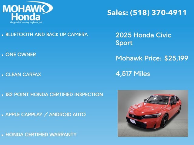 2025 Honda Civic Sport