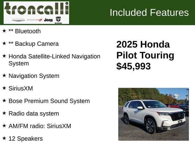 2025 Honda Pilot Touring