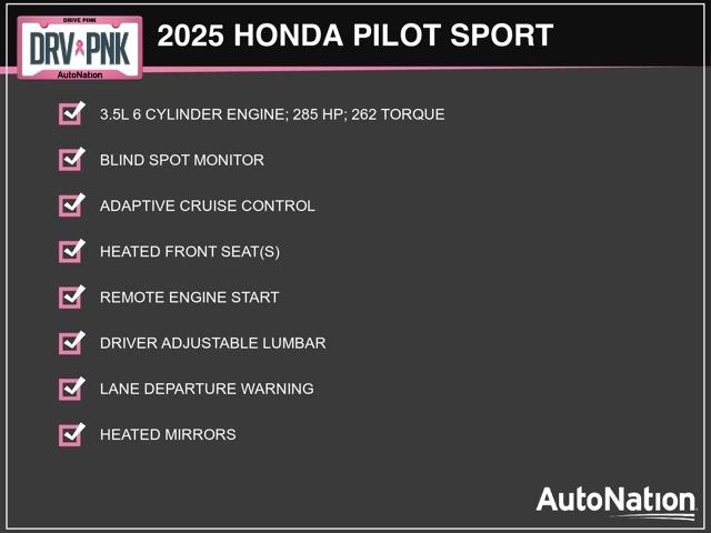 2025 Honda Pilot Sport