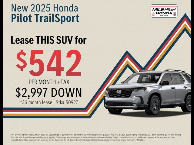 2025 Honda Pilot TrailSport