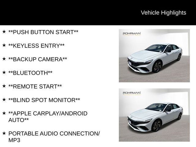 2025 Hyundai Elantra SEL Sport