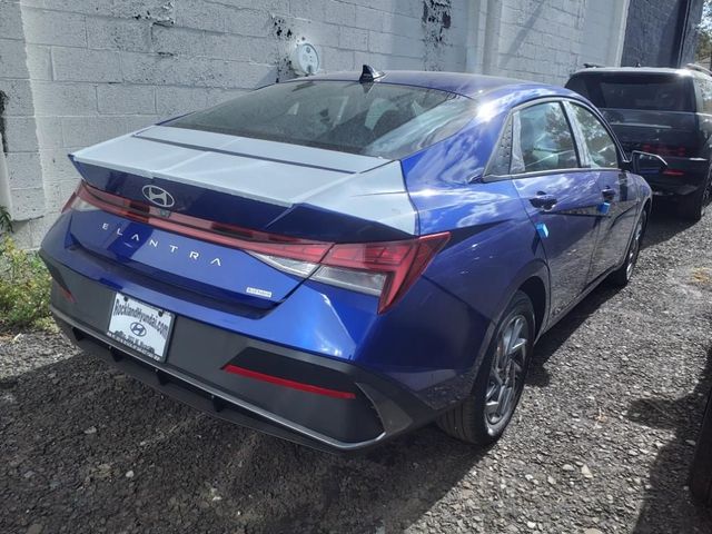 2025 Hyundai Elantra Hybrid Blue