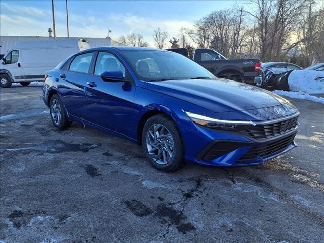 2025 Hyundai Elantra Hybrid Blue