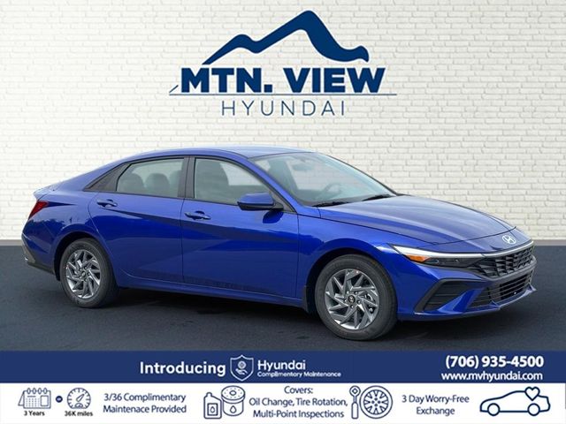 2025 Hyundai Elantra Hybrid Blue