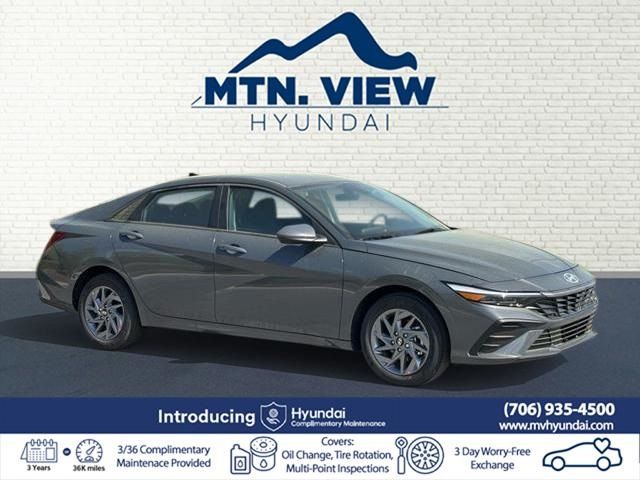 2025 Hyundai Elantra Hybrid Blue