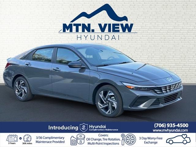 2025 Hyundai Elantra Hybrid Blue