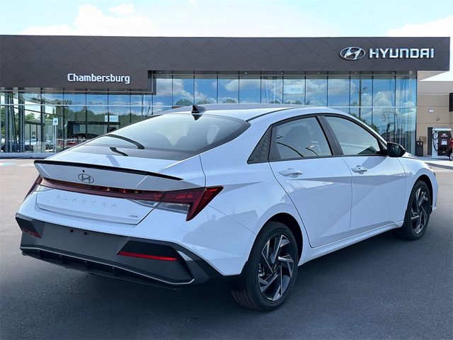 2025 Hyundai Elantra Hybrid Blue